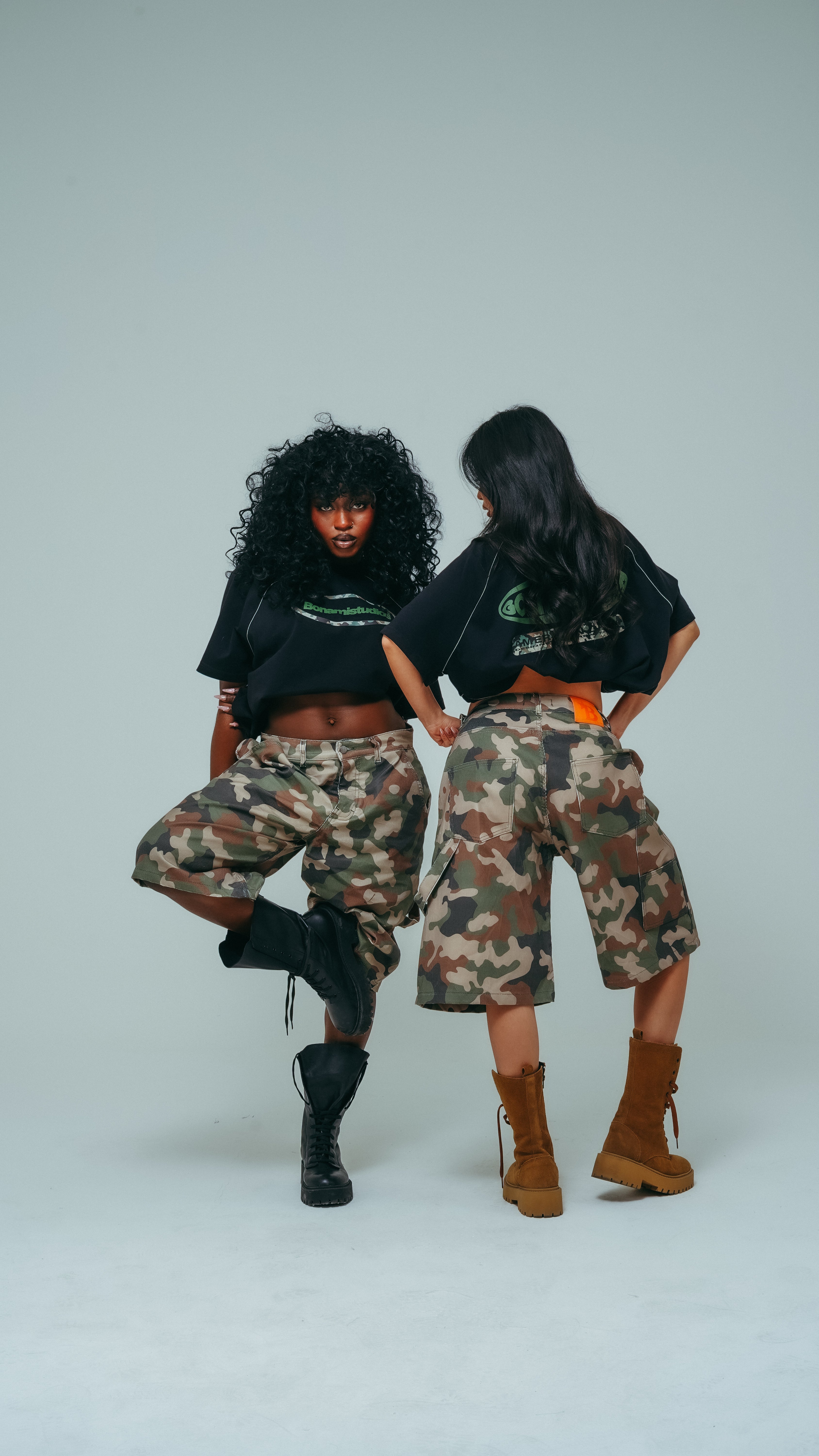 SHORT CAMO CORE GREEN