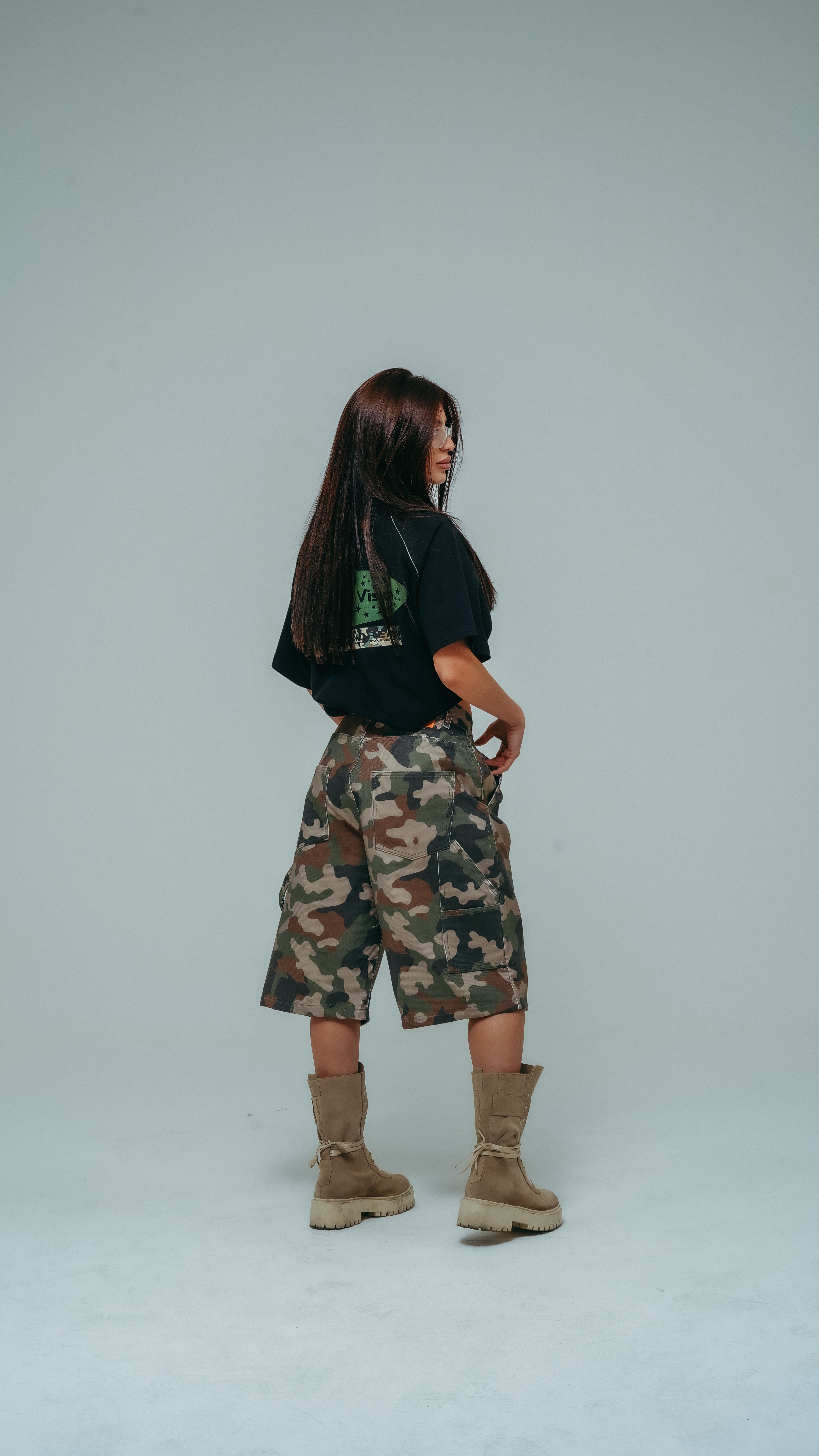 SHORT CAMO CORE GREEN
