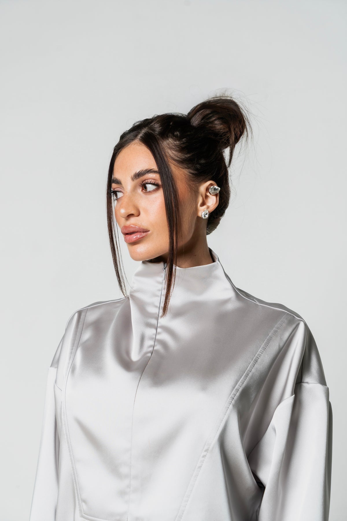 Coordinato Satin Grigio