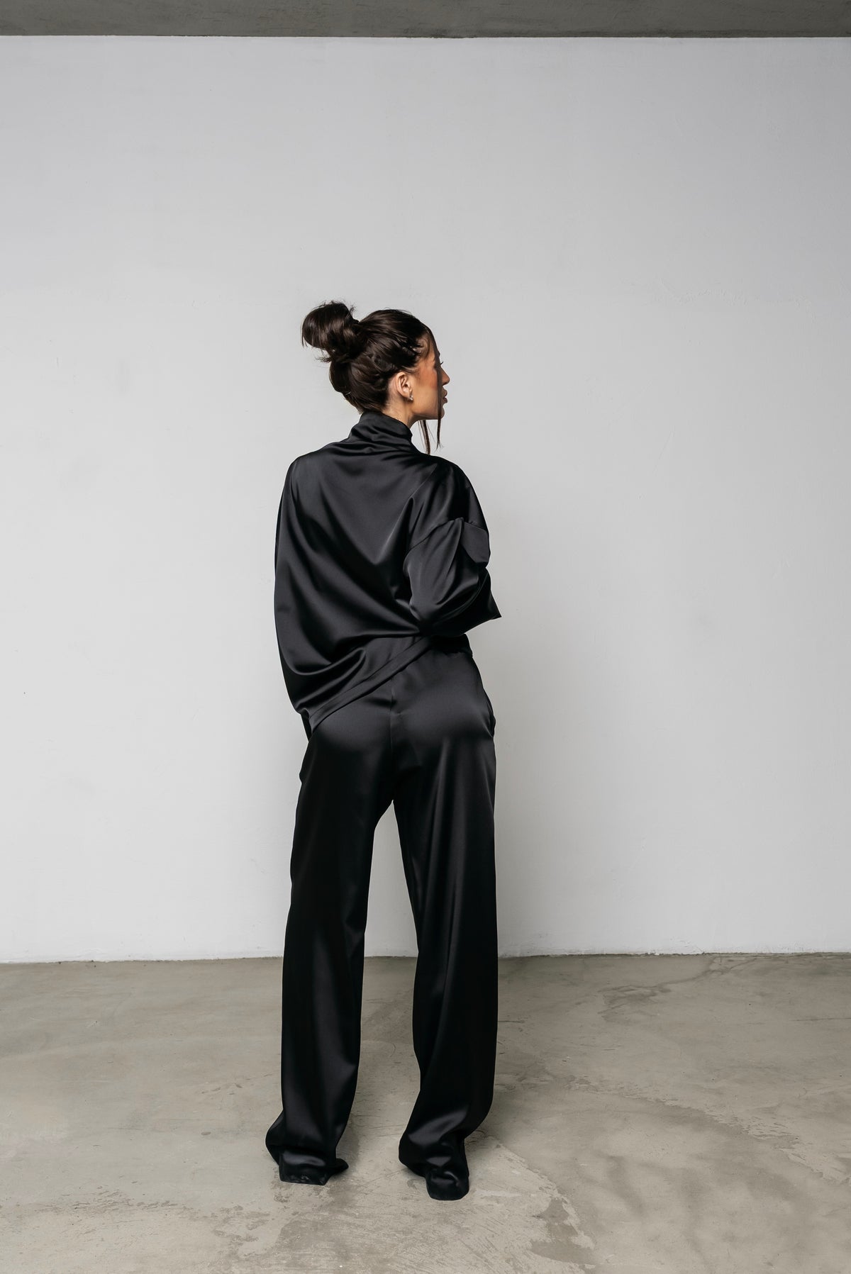 Coordinato Satin Nero