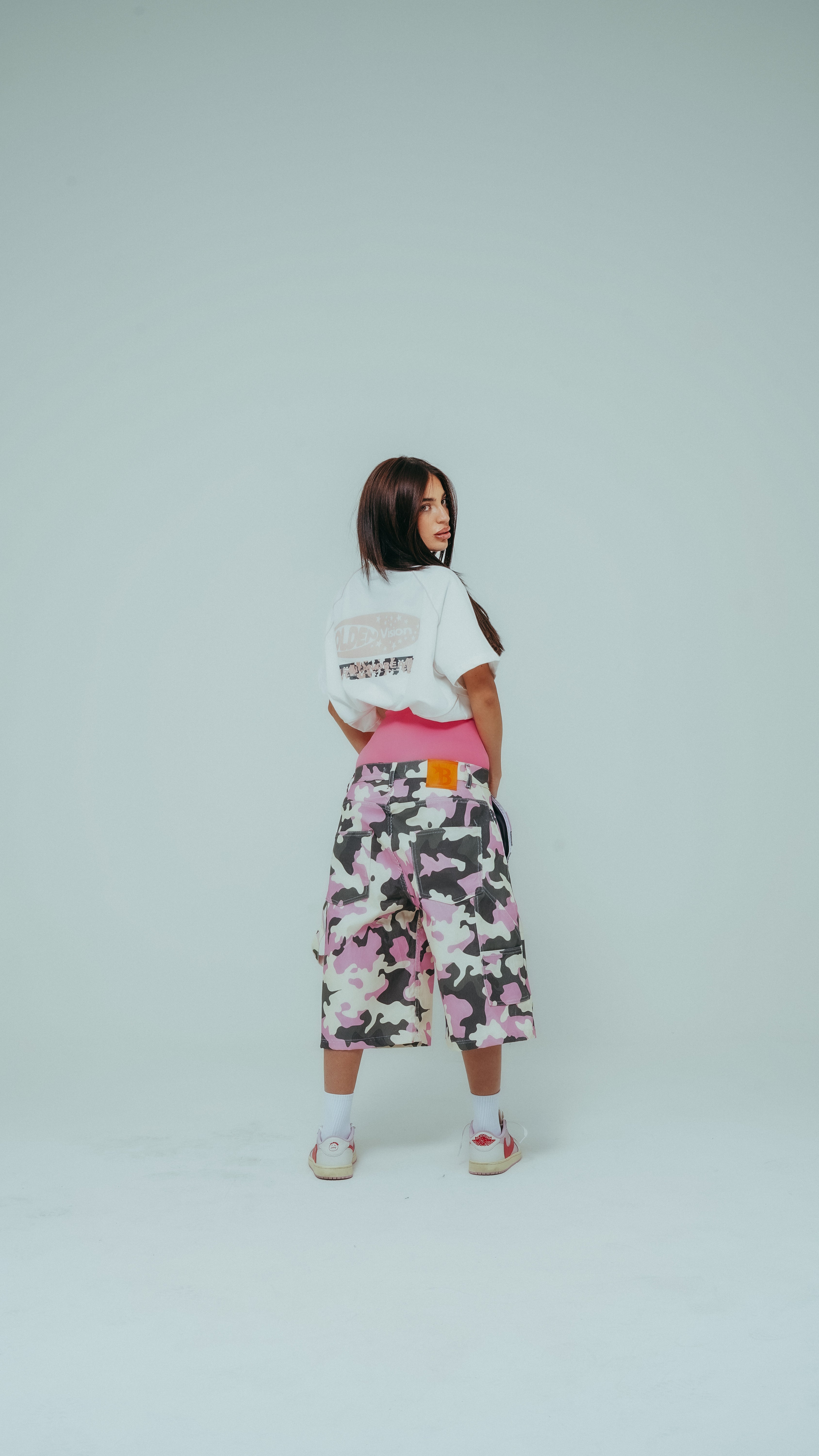 SHORT CAMO CORE PINK