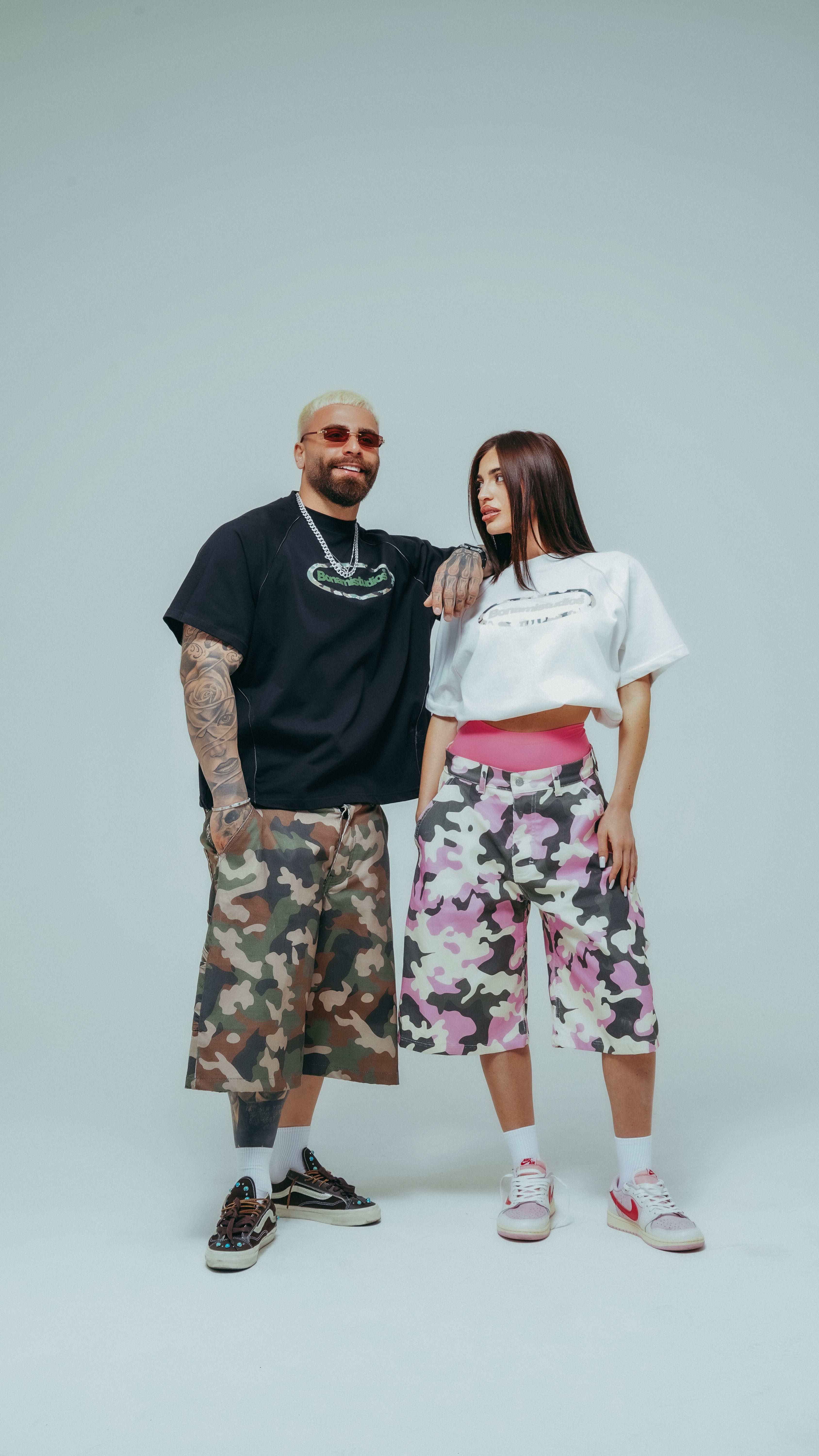 SHORT CAMO CORE PINK