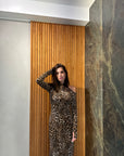 Vale Animal Print Dress