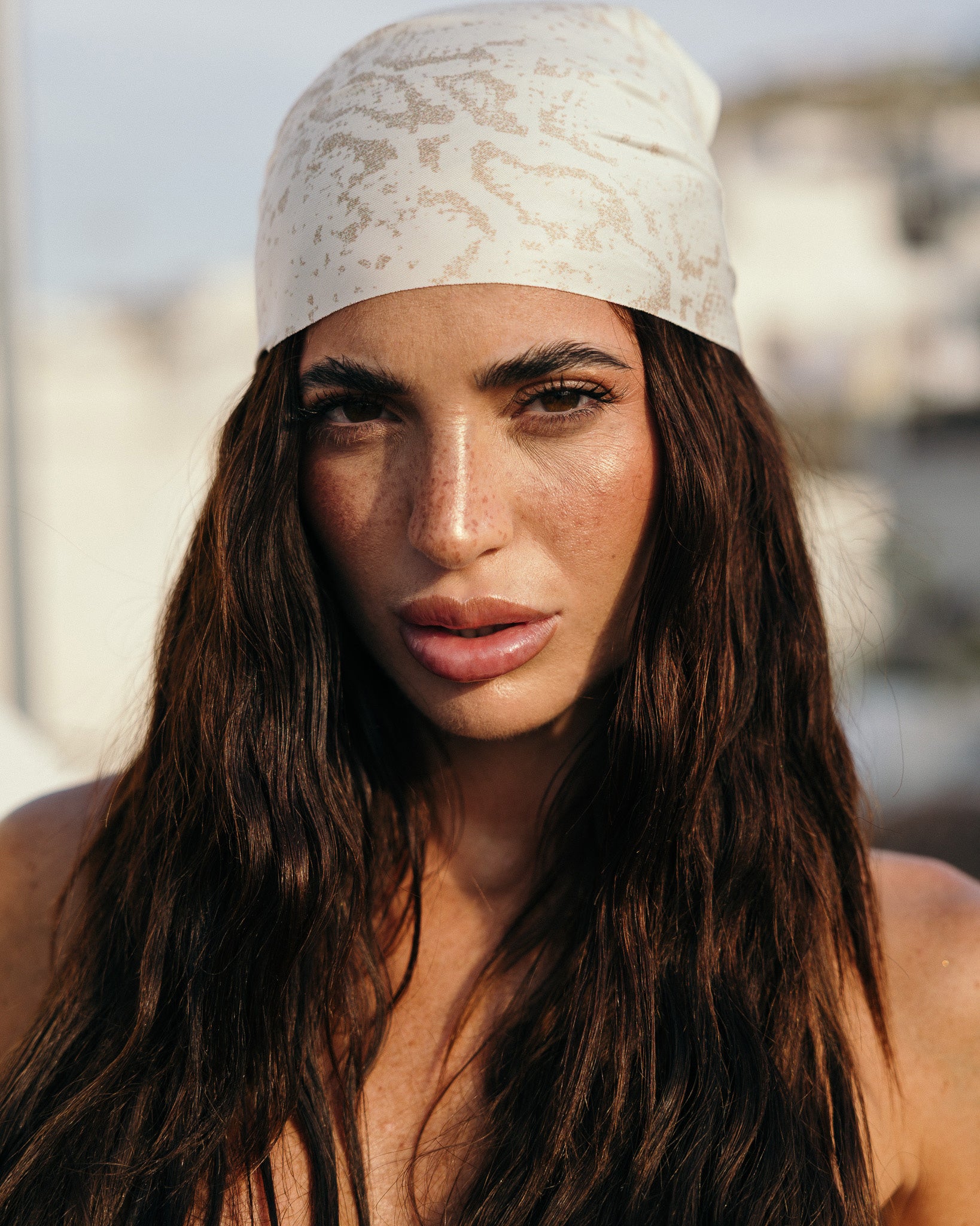 Bandana Phyton Avorio