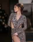 Leopard print dress