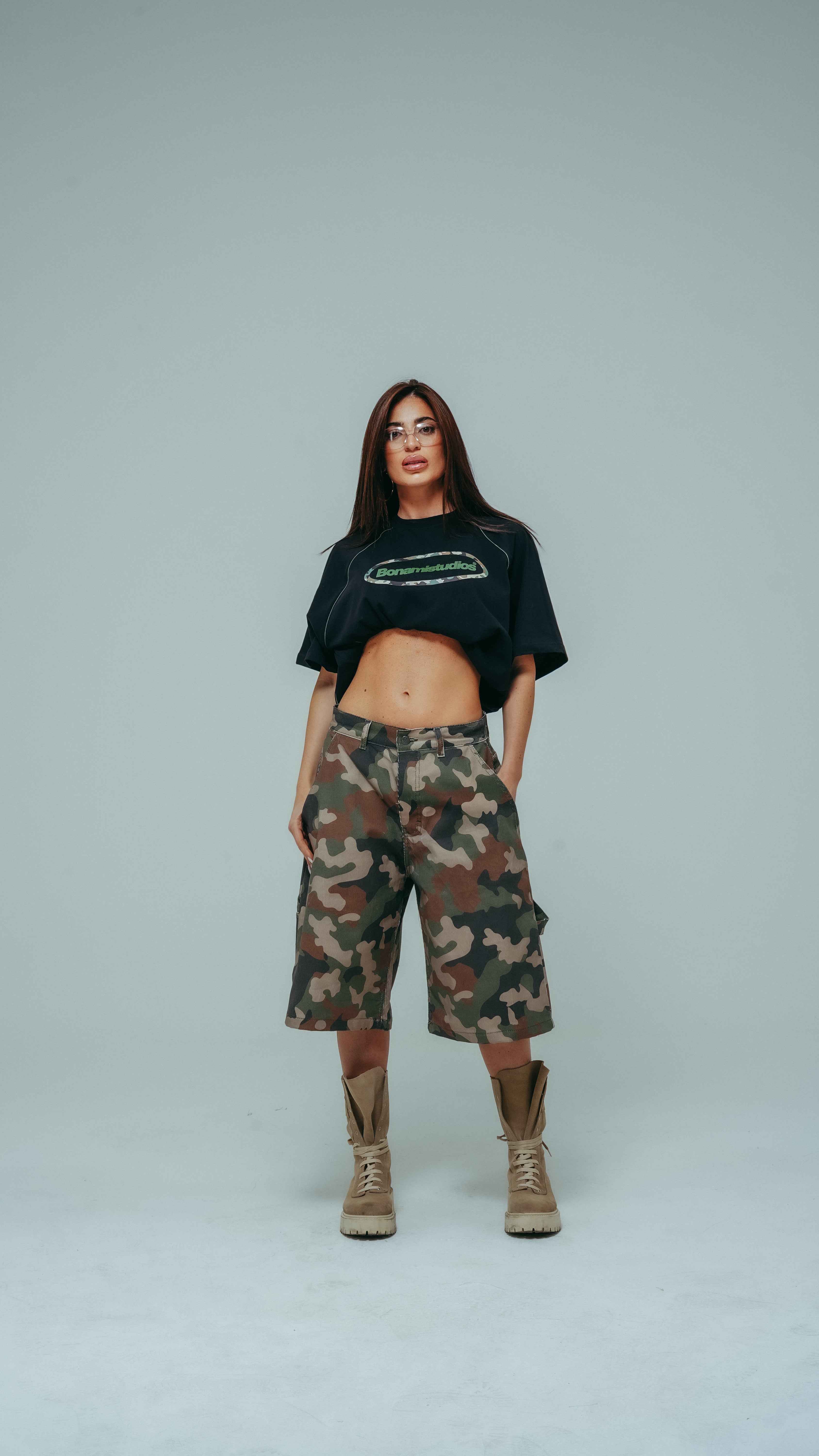 SHORT CAMO CORE GREEN