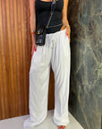 Pantalone in raso