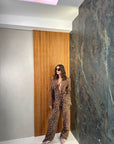 Animal Print Suit