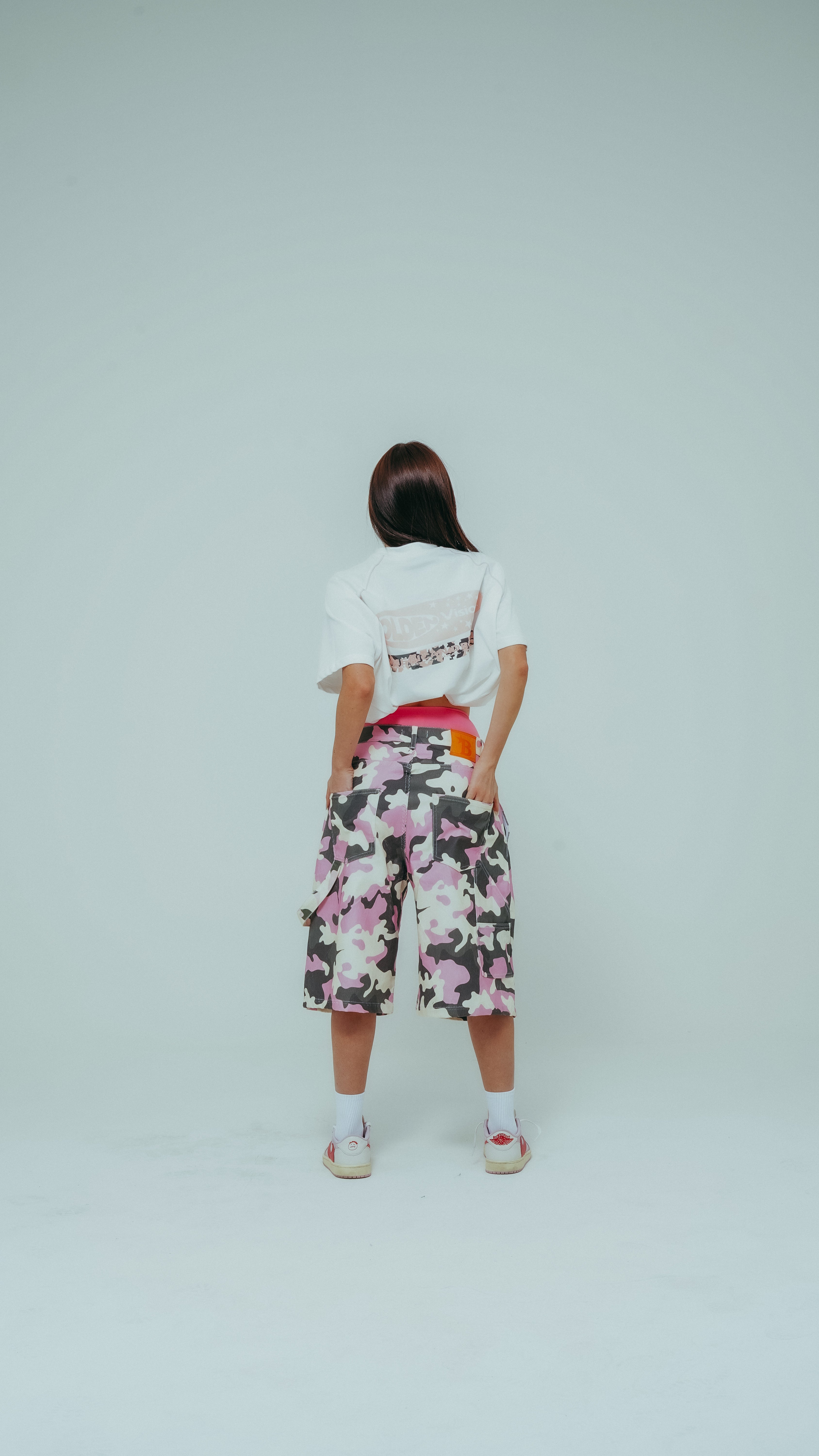 SHORT CAMO CORE PINK
