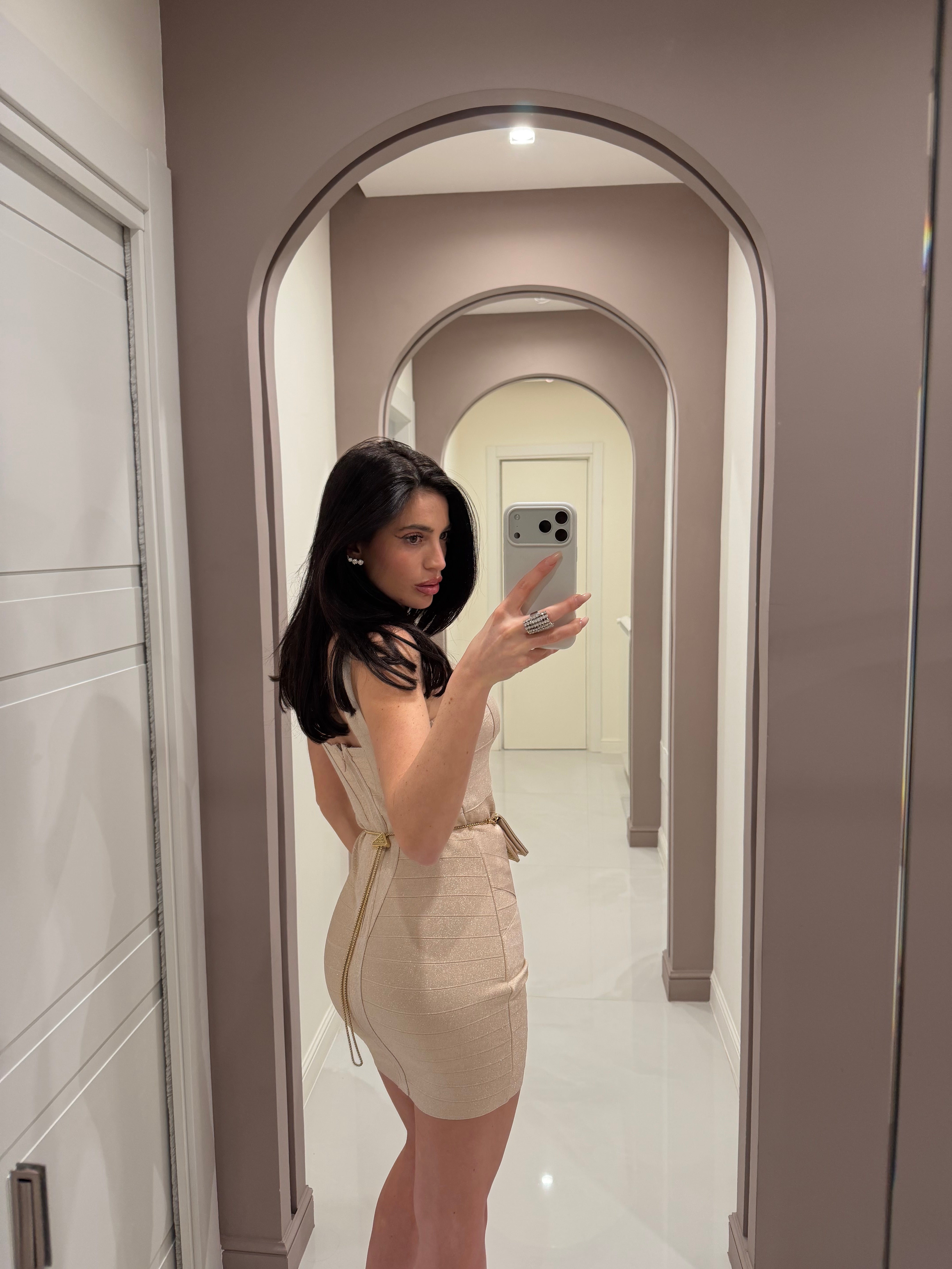 Abito BANDAGE glitter