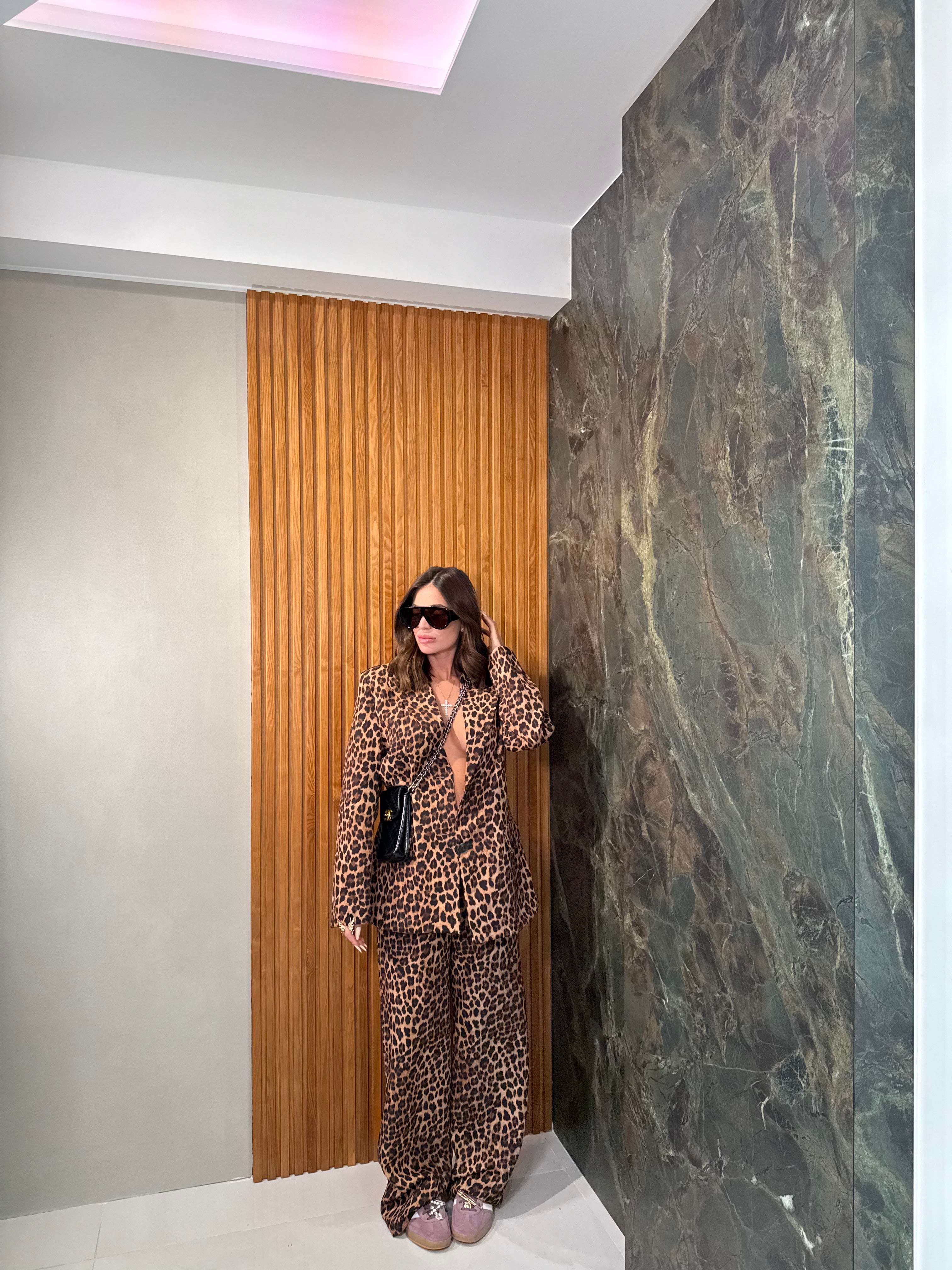 Animal Print Suit