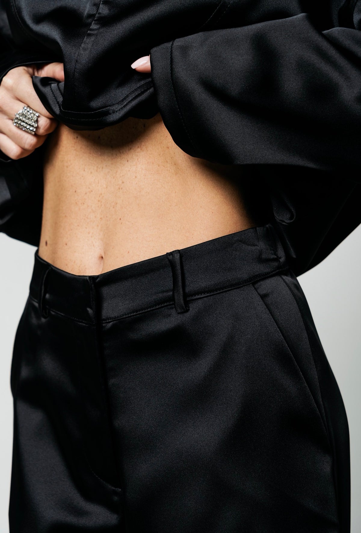 Coordinato Satin Nero