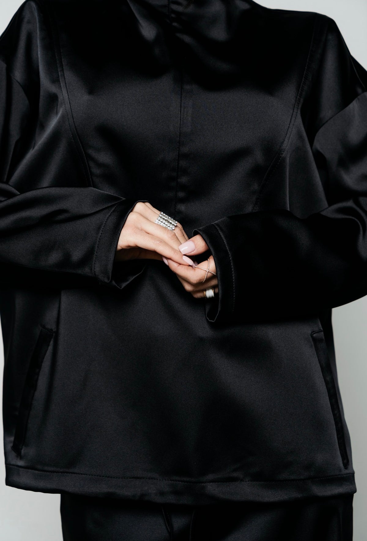 Coordinato Satin Nero