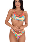 Bikini Top Ruffles Boreal